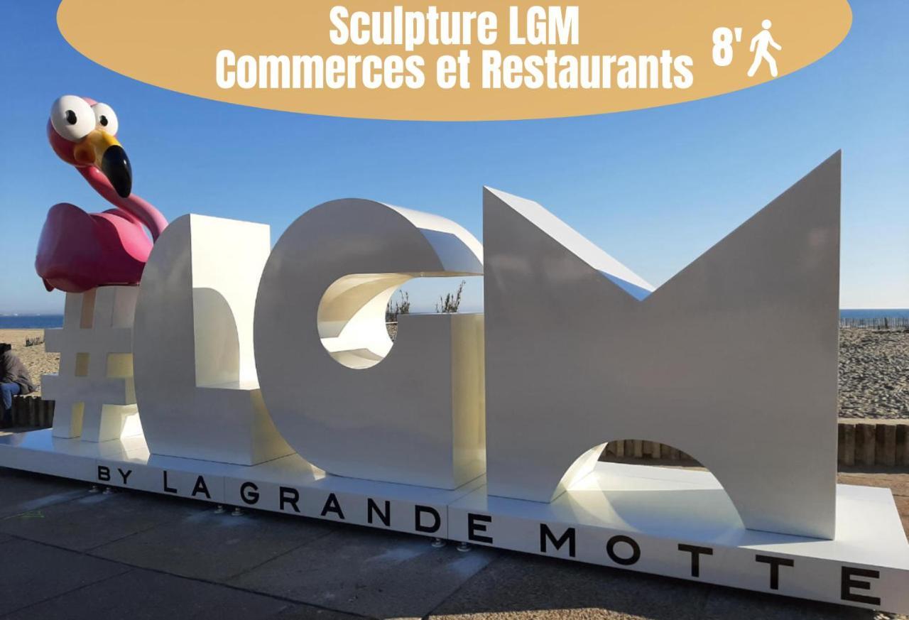 La Casita - Studio Confort Avec Terrasse Et Parking Prive- La Grande Motte, Montpellier Bagian luar foto